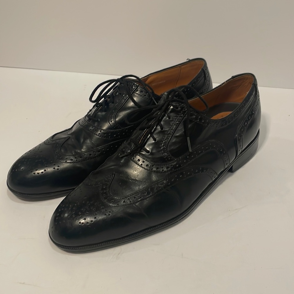 FRENCH SHRINER Vintage Mens Wingtip Oxfords size 11 M